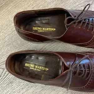 BRUNO MARTINI BROWN LEATHER OXFORDS SIZE 10.5 s-l400.jpg main image 4